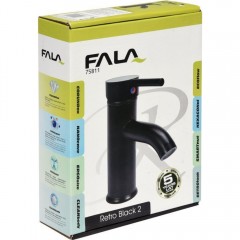 Смесител за мивка Fala Retro Black 2 75811 черен мат