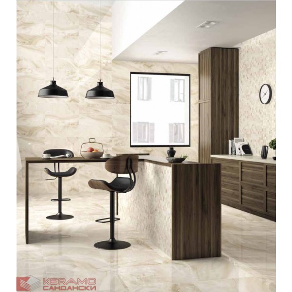 Плочки за баня Diva cream 25x75