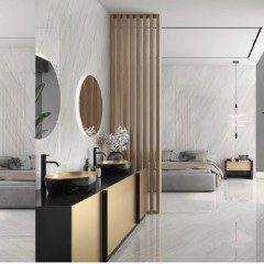 Гранитогрес Line white 120/60