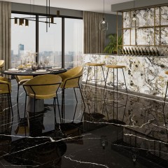 Гранитогрес Lux Grotta oro 120/60