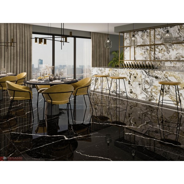 Гранитогрес Lux Grotta oro 120/60