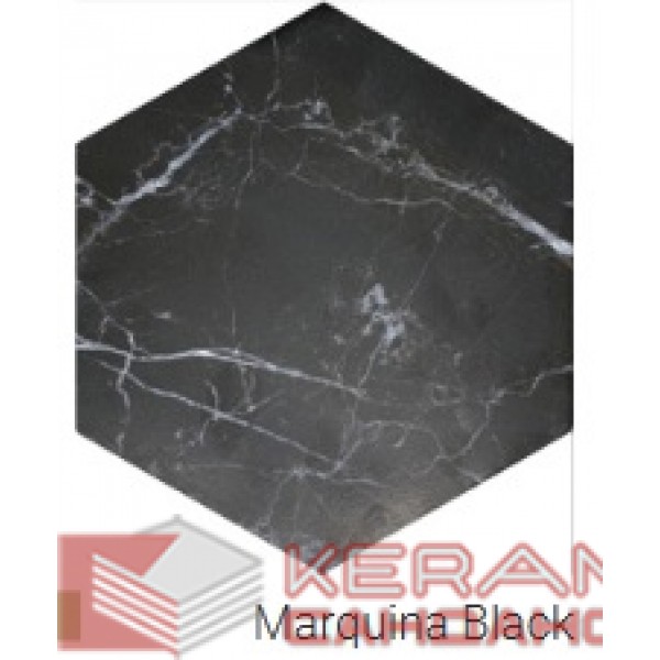 Гранитогрес Marquina black hexagonal  20/24
