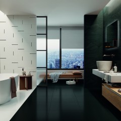 Гранитогрес Universe balck lappato 120x60
