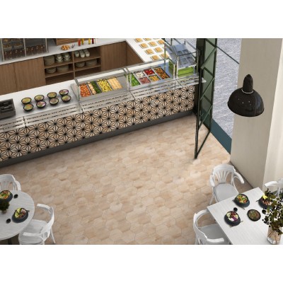 Гранитогрес Hehagonal25  Sawnwood 22x25
