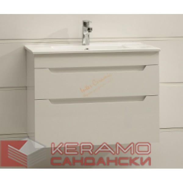 Шкаф за баня Мелани ICP7655W бял