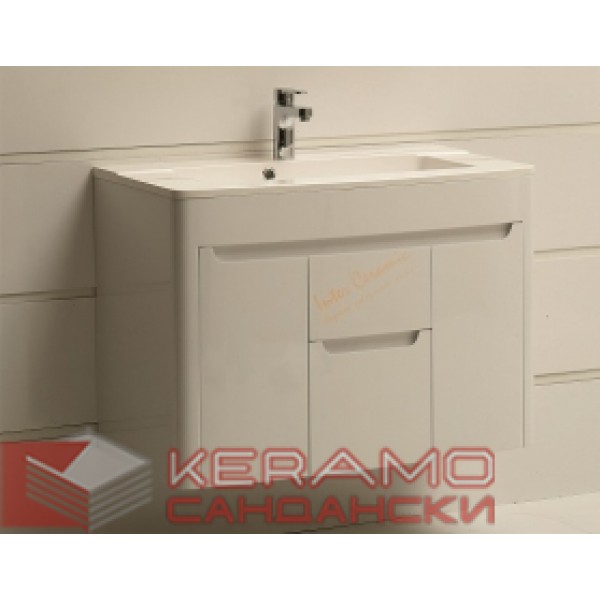 Шкаф за баня Савана ICP8562W бял