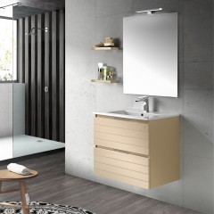 Шкафове  за баня от МДФ LANTANA   70/60/45 White gloss