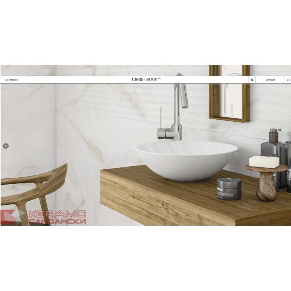 Плочки за баня Diamond gold gloss 25x75