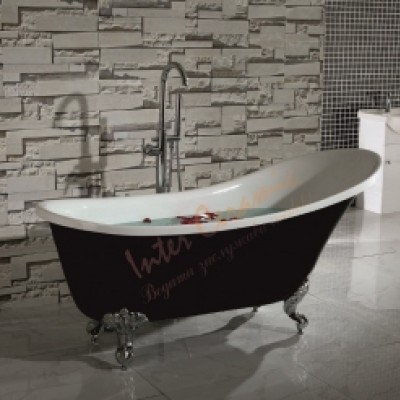 Вана Ретро Черно и Бяло с Хром Крачета ICS LB 1784 B