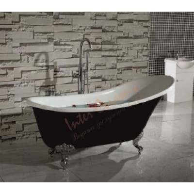Вана Ретро Черно и Бяло с Хром Крачета ICS LB 1784 B