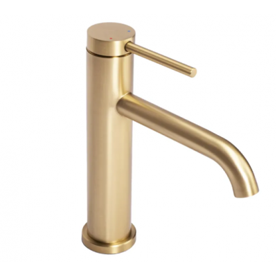 Смесител за умивалник REA FOSS GOLD BRUSH LOW REA-B5323