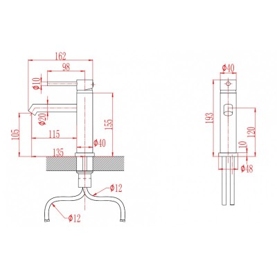  Смесители  ICF 1007001C