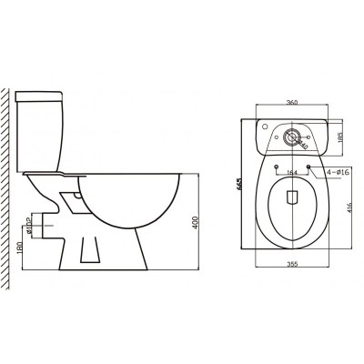 Моноблок  ICC 1072P RIMLESS