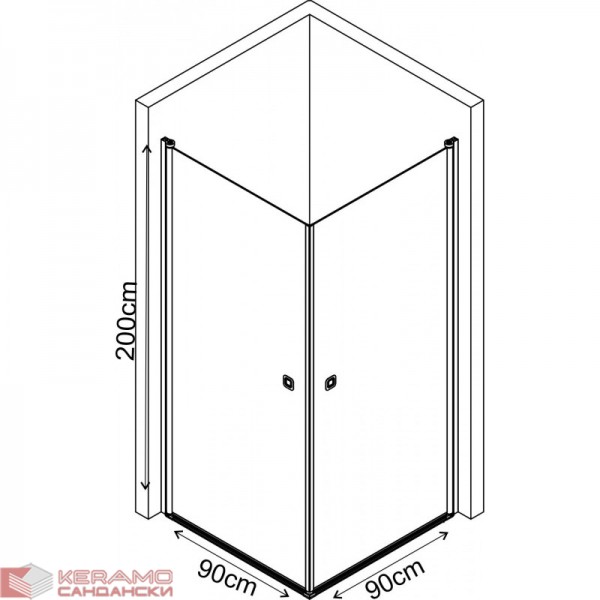  Душ кабина » ICS 109SQ