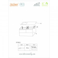  Мебели за баня от PVC » ICP 12038R / 38130