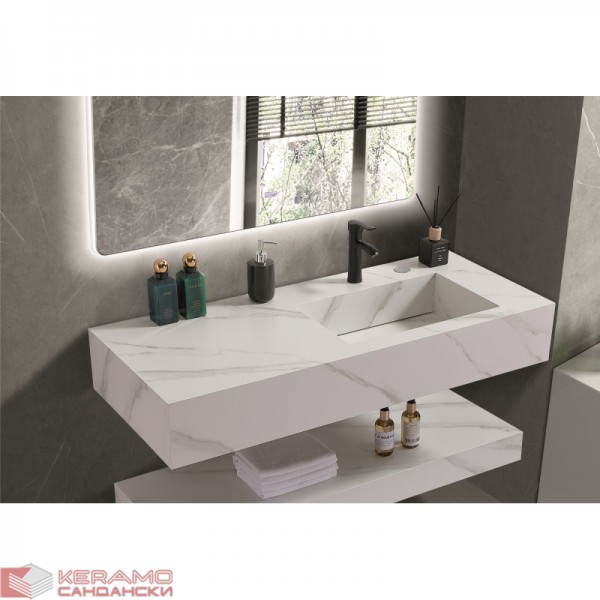 Умивалник  " PIETRA" » ICL 12049/120W БЕЗ ОТВОР