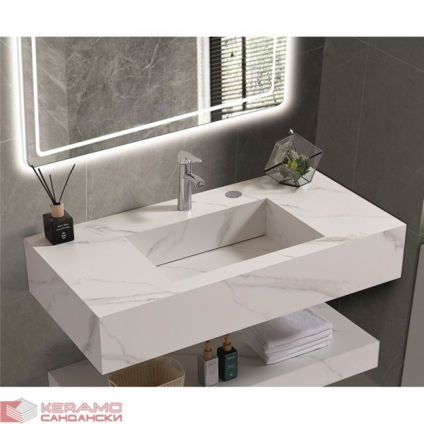 Умивалник  " PIETRA" » ICL 12049/80W БЕЗ ОТВОР