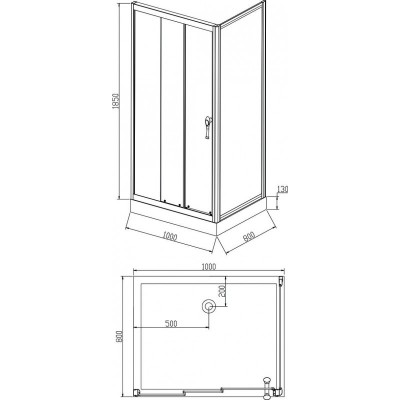 Поддушово корито ICS 1302W