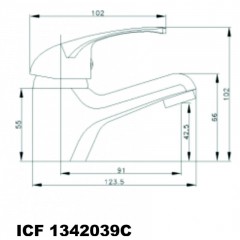  Смесители »  " ЕКО " » ICF 1342039C 