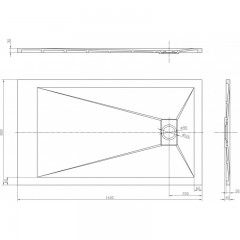 Поддушово корито ROUGH STONE ICST 14080RS-3