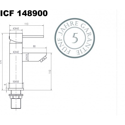  Смесители » Куарто » ICF 148900 C