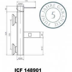  Смесители » Куарто »  ICF 148901 C 