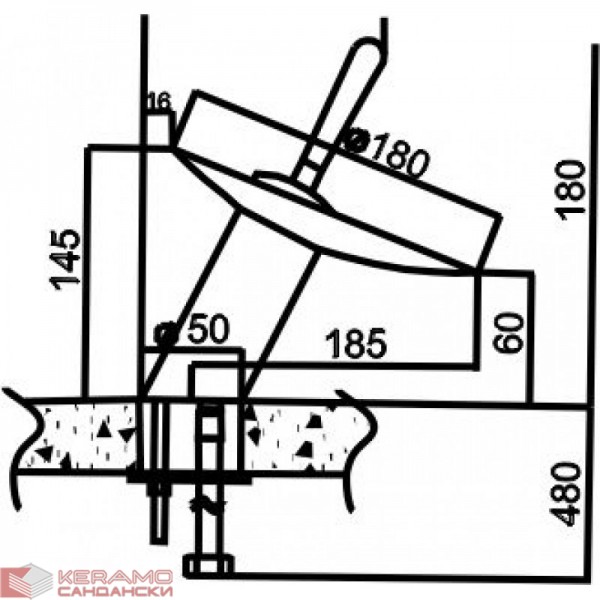 Месингов Смесител » Орекио ICF 1539273 Black