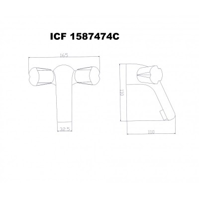  Смесители » Брит »  ICF 1587474C 