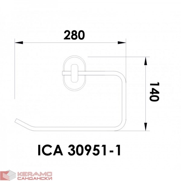  Аксесоари за баня АРИЕЛ  » ICA 30951 1