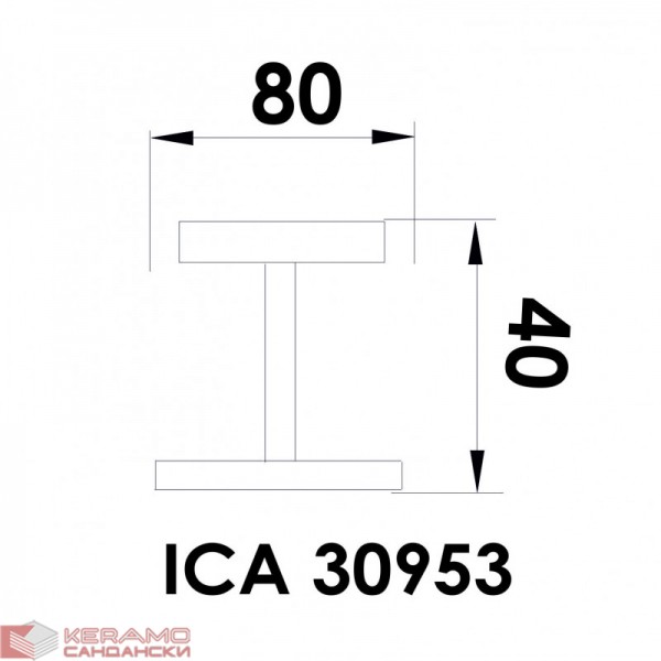  Аксесоари за баня АРИЕЛ » ICA 30953 