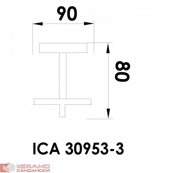  Аксесоари за баня АРИЕЛ » ICA 30953-3