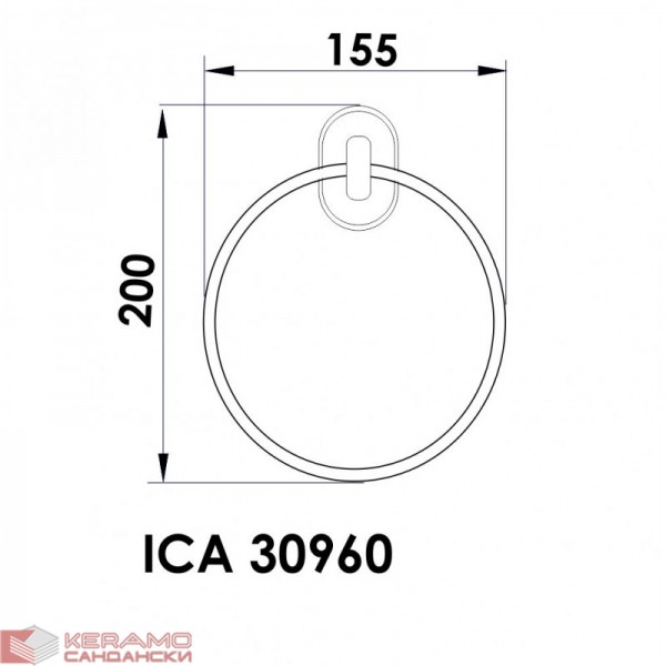  Аксесоари за баня АРИЕЛ  » ICA 30960