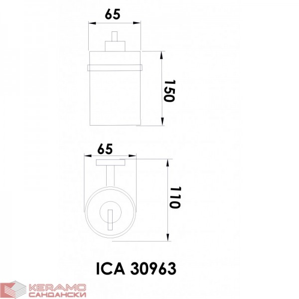 Аксесоари за баня АРИЕЛ  » ICA 30963