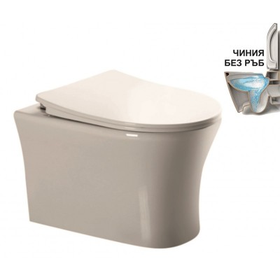 Стенна тоалетна чиния  ICC  3635W NEW