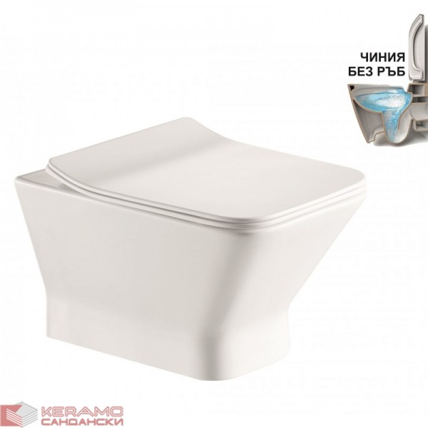 Стенна тоалетна чиния  ICC 3735