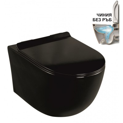 Стенна тоалетна чиния  ICC  	3755B NEW