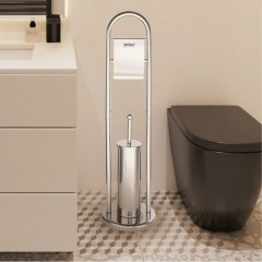 Четка за тоалетна и държач  ICA 3812C