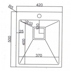 Кухненска мивка алпака ICK 4250H