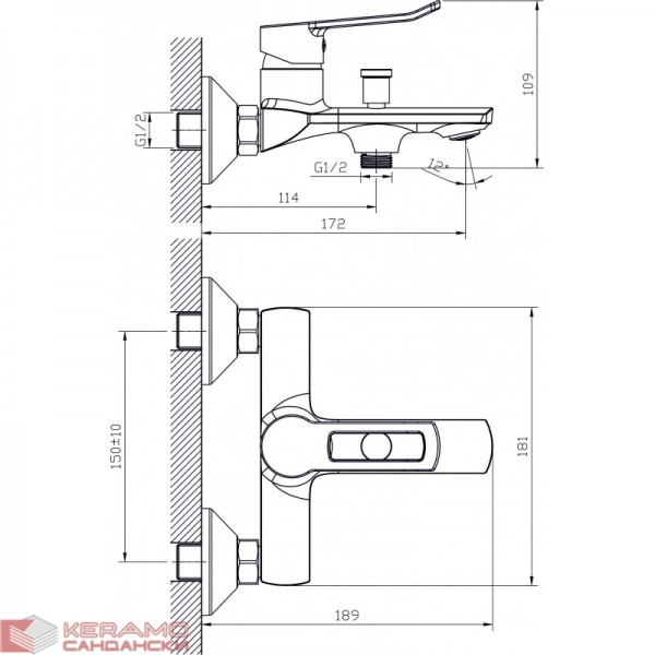Душ сет» ICT 5007-3