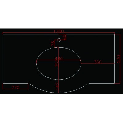 Плот за баня  " PIETRA" » ICP 5021-120W