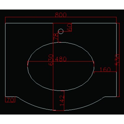 Плот за баня  " PIETRA" » ICP 5021-80G
