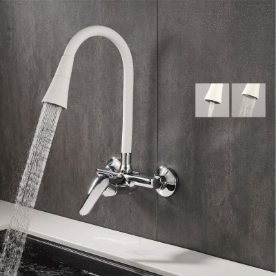 Месингов Смесител » LINNI WHITE MATT  ICF 5108152W 7789