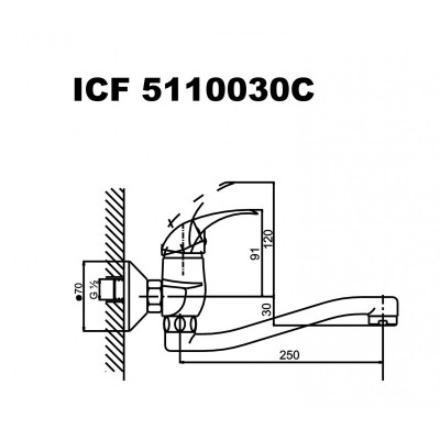  Смесители »    "Оливия " » ICF 5110030C 