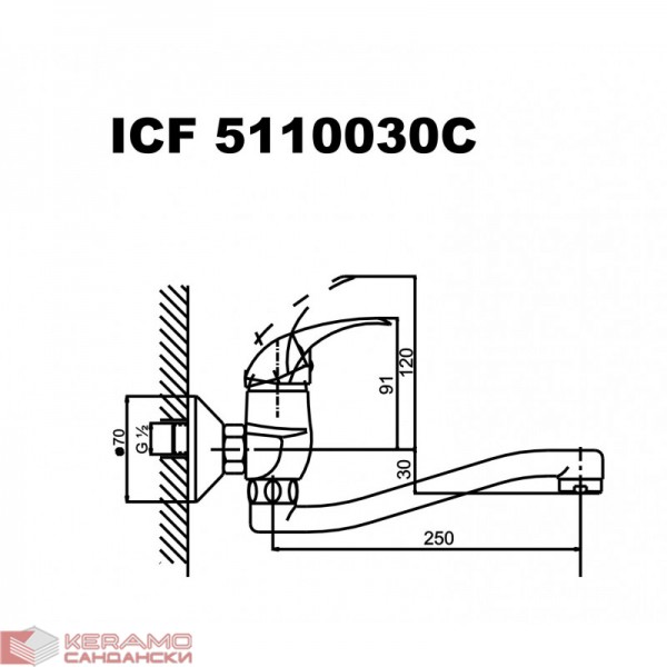  Смесители »    "Оливия " » ICF 5110030C 
