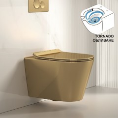 Стенна тоалетна чиния  ICC  5237GOLD