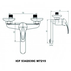  Смесители »  " ЕКО " »  ICF 5342039C M7215 
