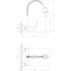 Месингов Смесител » LINNI ICF 5452152 M7313