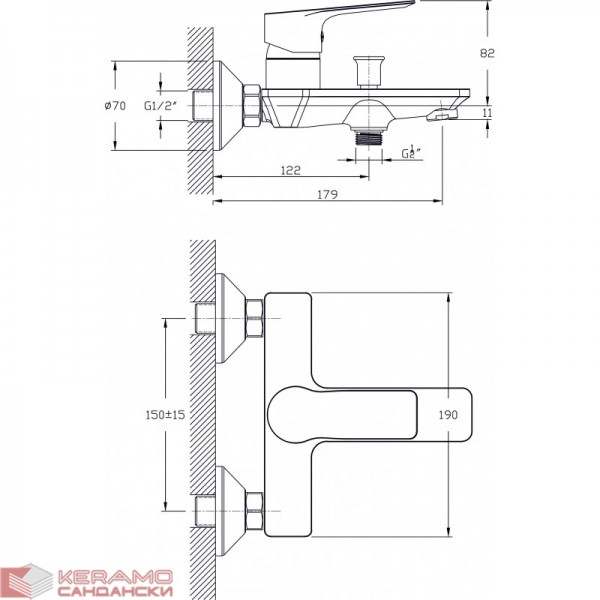 Месингов Смесител » ALFI ICF 6486123