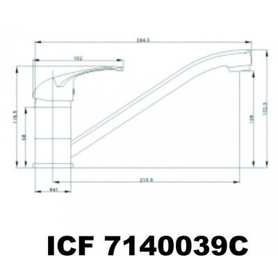  Смесители »  " ЕКО " » ICF 7140039C 