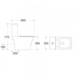 Моноблок  ICC 7837P RIMLESS/ 7837P UF